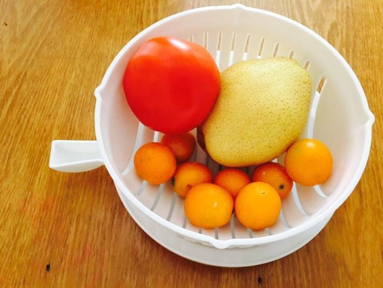 Gadgets d'Eve cuisine Saladio™ - bol coupeur de salade , fruits et légumes -  en 60 secondes seulement